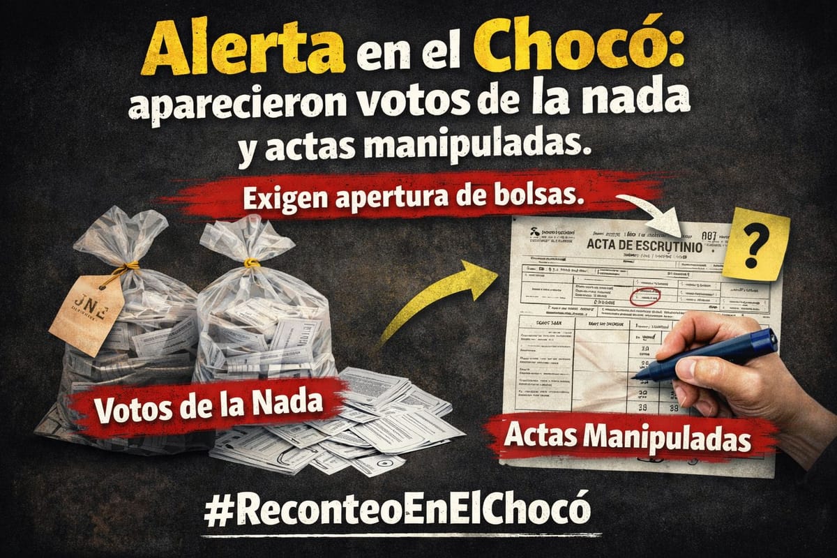 Denuncian presuntas irregularidades en escrutinios del Chocó