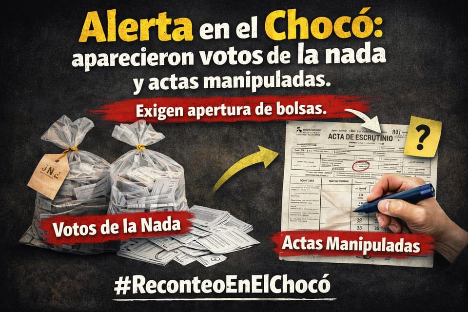 Denuncian presuntas irregularidades en escrutinios del Chocó